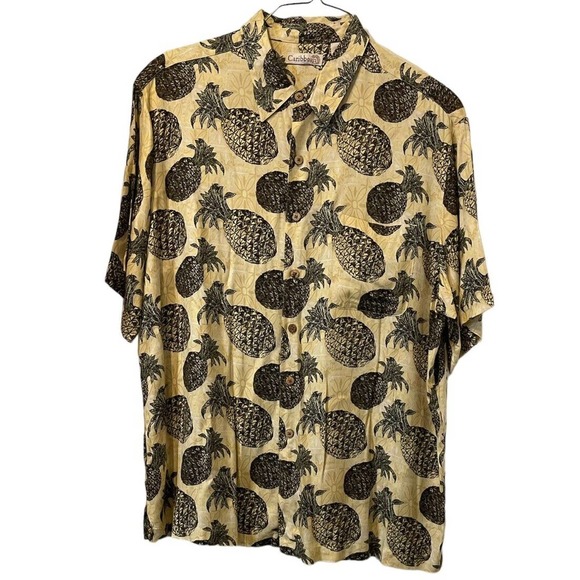 Roundtree & Yorke Other - CARIBBEAN Roundtree and Yorke Pineapple Colorful Size XL
